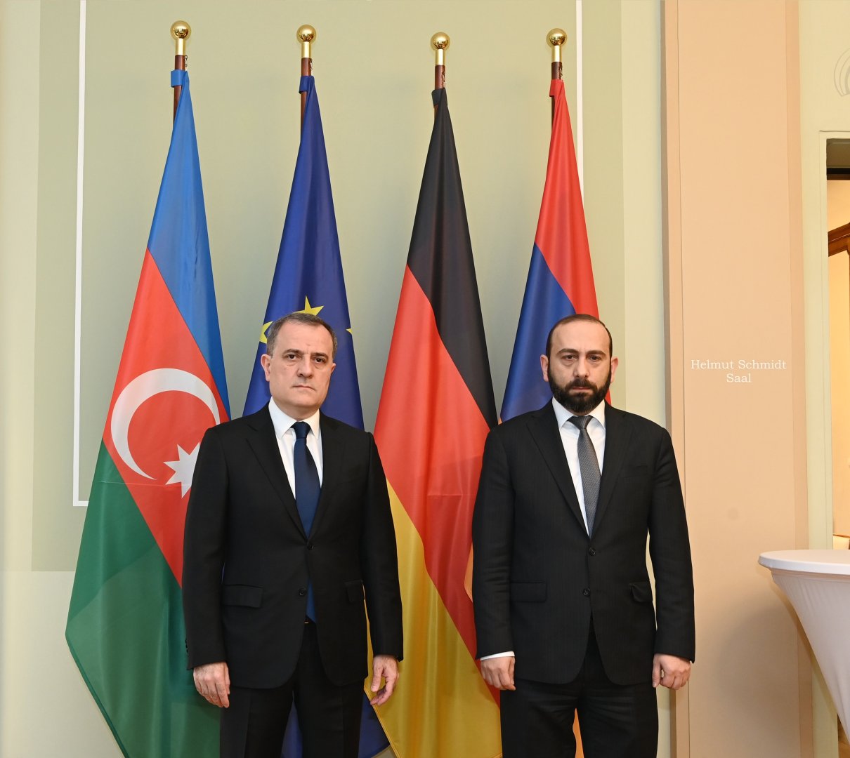 В Берлине состоялась встреча глав МИД Азербайджана и Армении (ФОТО)