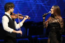 Александр Рыбак и Сабина Бабаева выступили с концертом в Баку (ФОТО)