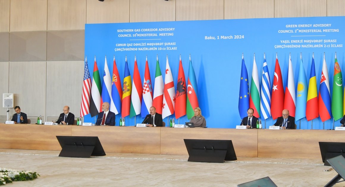 President Ilham Aliyev attends SGC Advisory Council ministerial meeting (PHOTO/VIDEO)