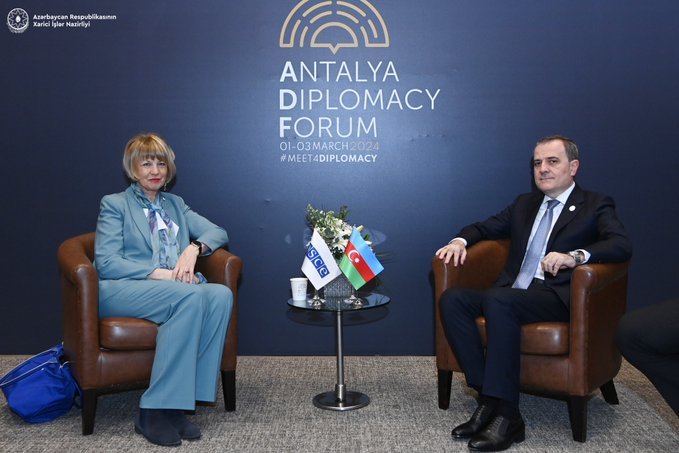 Джейхун Байрамов обсудил с генсеком ОБСЕ приоритеты Азербайджана в рамках организации