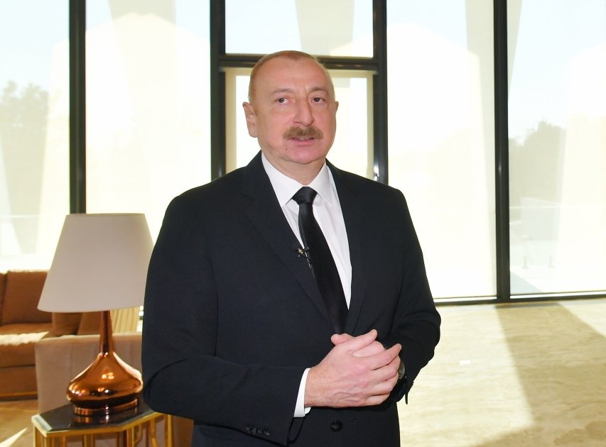 President Ilham Aliyev interviewed by Euronews (PHOTO/VIDEO)