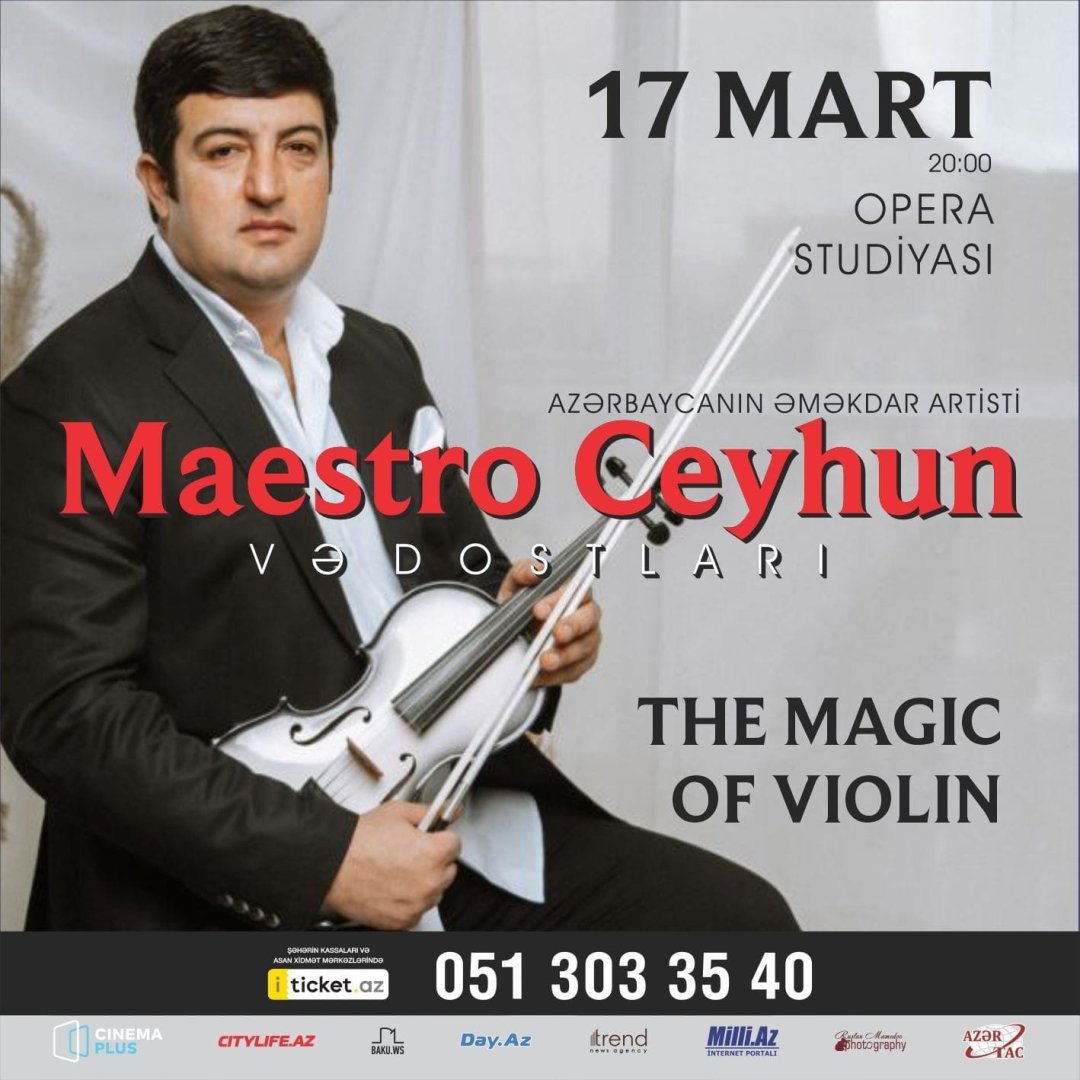 Маэстро Джейхун выступит с концертом в Баку - интересно и харизматично