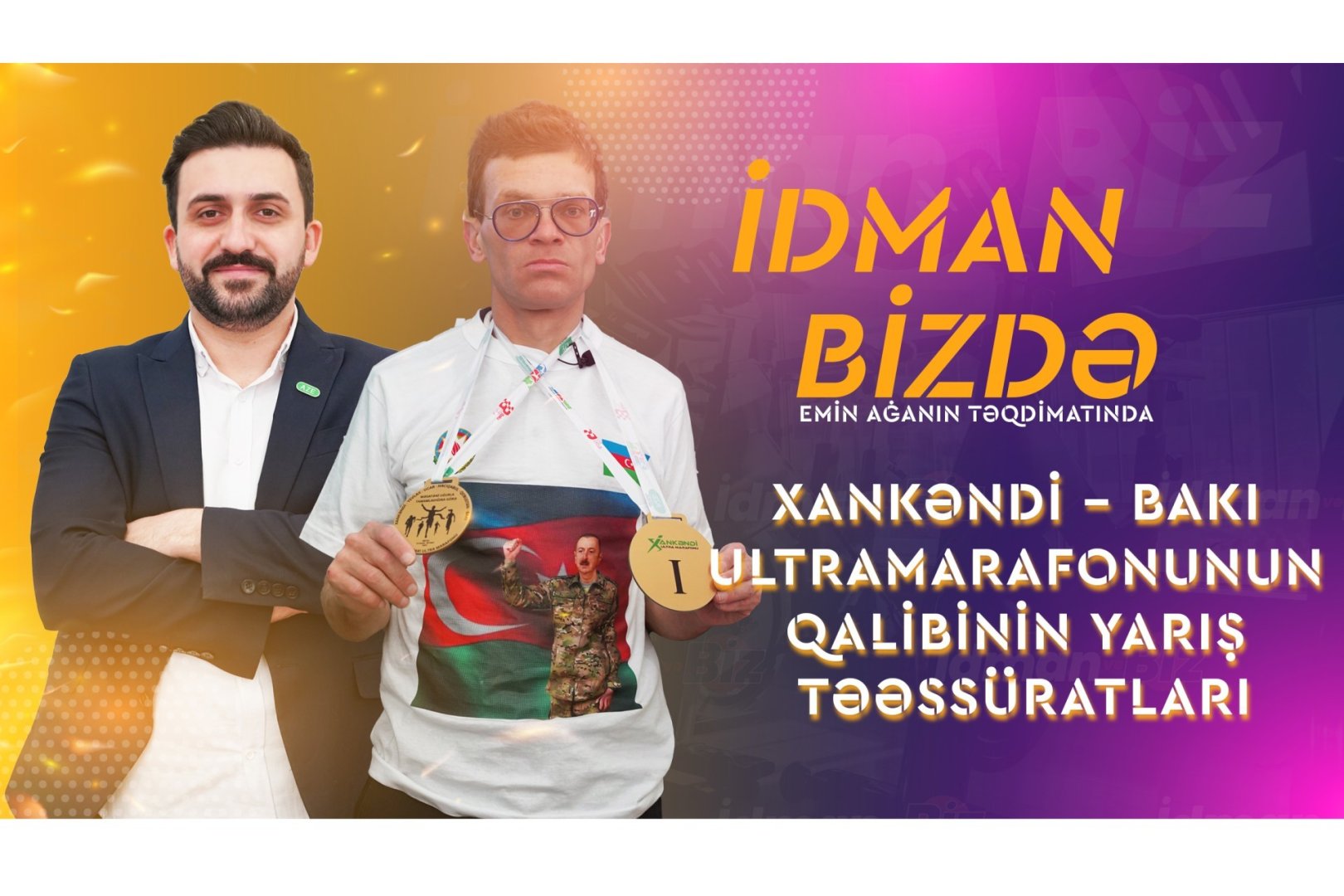 Это был океан эмоций - победитель ультрамарафона Ханкенди-Баку в "İdman Bizdə" (ВИДЕО/ФОТО)