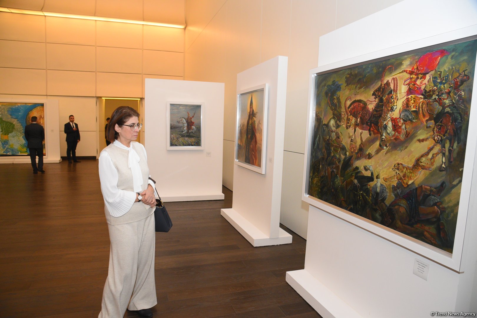 В Центре Гейдара Алиева состоялось торжественное открытие выставки "Томирис" мастеров тюркского мира (ФОТО)
