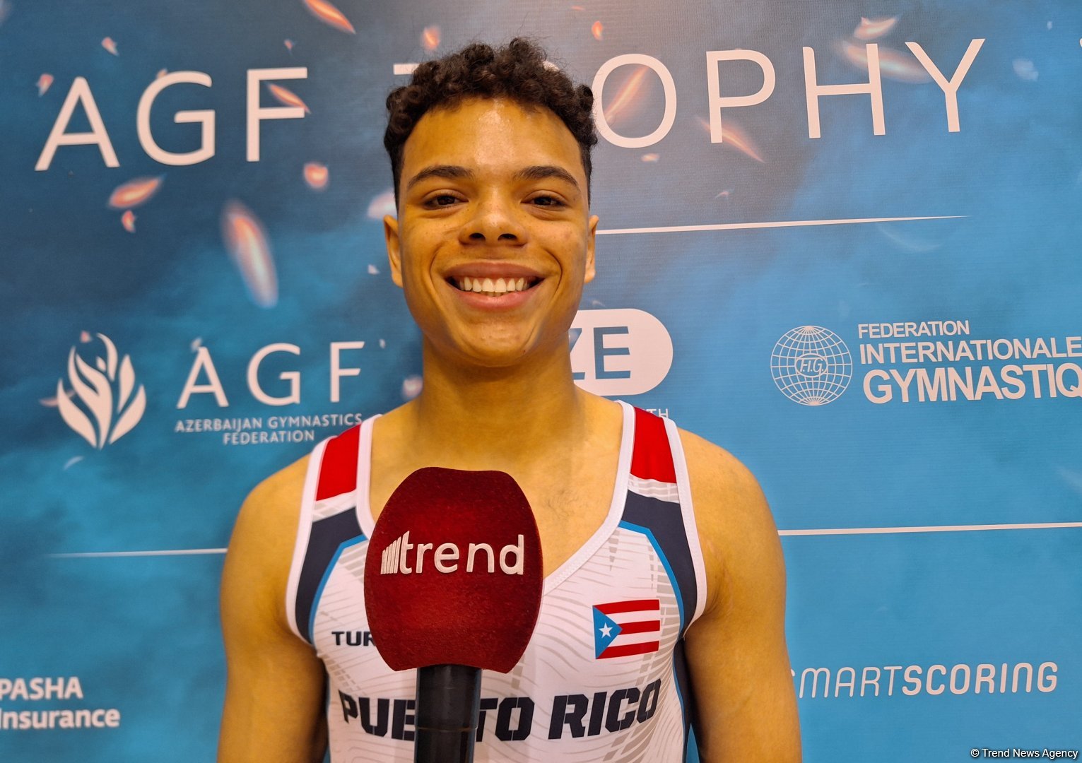Baku World Cup in Azerbaijan hails world's strong athletes  - Puerto Rican gymnast