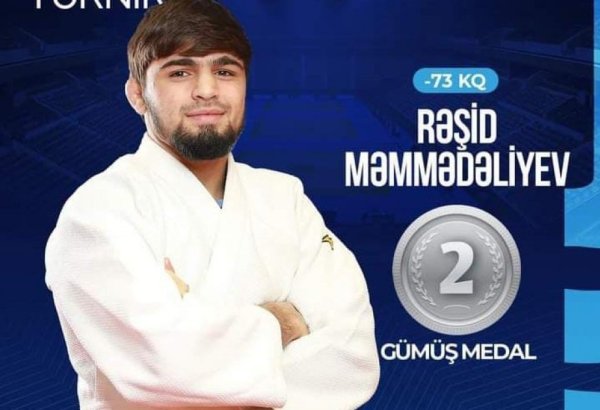 Азербайджанский дзюдоист завоевал серебряную медаль на турнире Гран-при
