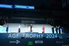 В Баку состоялась церемония награждения победителей Кубка мира FIG по спортивной гимнастике (ФОТО)