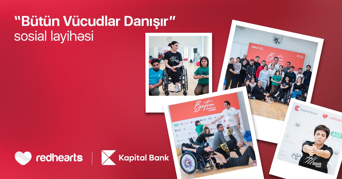 With the support of the Red Hearts Foundation, the social project "Bütün Vücudlar Danışır" continues successfully