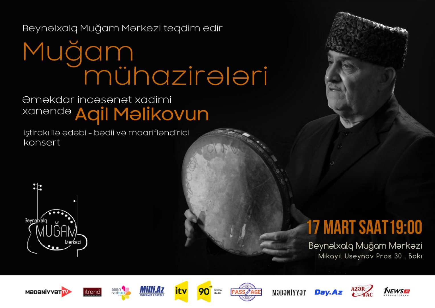 В Баку пройдут лекции по мугаму с участием  Агиля Меликова