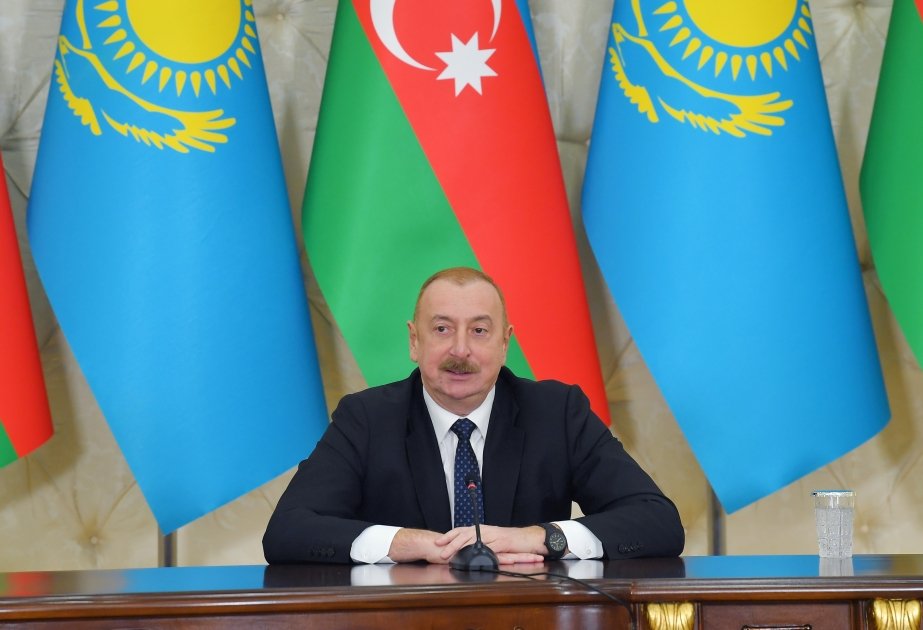 President Ilham Aliyev informs his Kazakh counterpart of negotiation process between Azerbaijan and Armenia