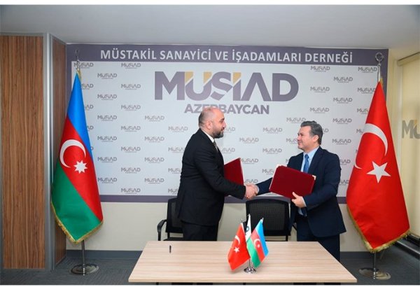 MÜSİAD Азербайджан и медиаплатформа TurkicWorld подписали меморандум о партнерстве (ФОТО)