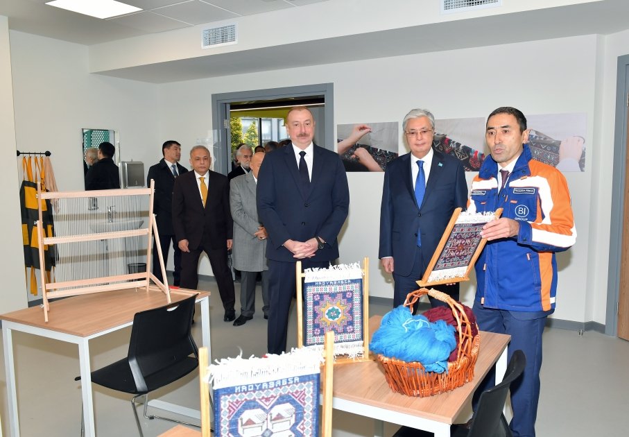 President Ilham Aliyev, President Kassym-Jomart Tokayev attend opening ceremony of Kurmangazy Children's Creativity Center in Fuzuli (PHOTO/VIDEO)