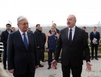 President Ilham Aliyev, President Kassym-Jomart Tokayev attend opening ceremony of Kurmangazy Children's Creativity Center in Fuzuli (PHOTO/VIDEO)