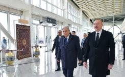 Находящийся с государственным визитом в Азербайджане Президент Казахстана прибыл в Физулинский район (ВИДЕО/ФОТО)