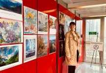 Картины азербайджанских художников представлены в Париже: завораживающие пейзажи и прекрасные натюрморты (ФОТО)