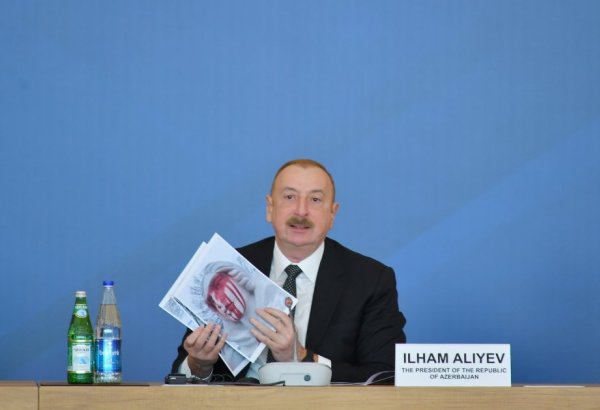 Президент Ильхам Алиев: Акт вандализма в отношении памятника Натаван не поддается нормальному пониманию
