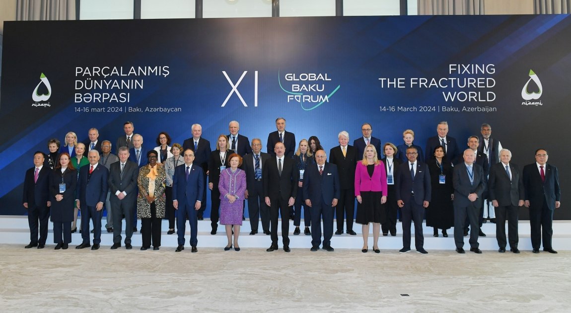 President Ilham Aliyev attends XI Global Baku Forum (PHOTO/VIDEO)