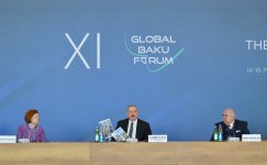 President Ilham Aliyev attends XI Global Baku Forum (PHOTO/VIDEO)