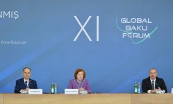 President Ilham Aliyev attends XI Global Baku Forum (PHOTO/VIDEO)