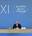 President Ilham Aliyev attends XI Global Baku Forum (PHOTO/VIDEO)