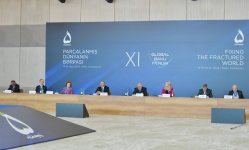 President Ilham Aliyev attends XI Global Baku Forum (PHOTO/VIDEO)