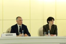 В Баку состоялась девятая трехсторонняя встреча глав МИД Азербайджана, Турции и Грузии (ФОТО)