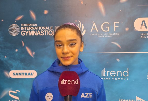 Azerbaijani gymnast eager to win medal at AGF Trophy International Tournament