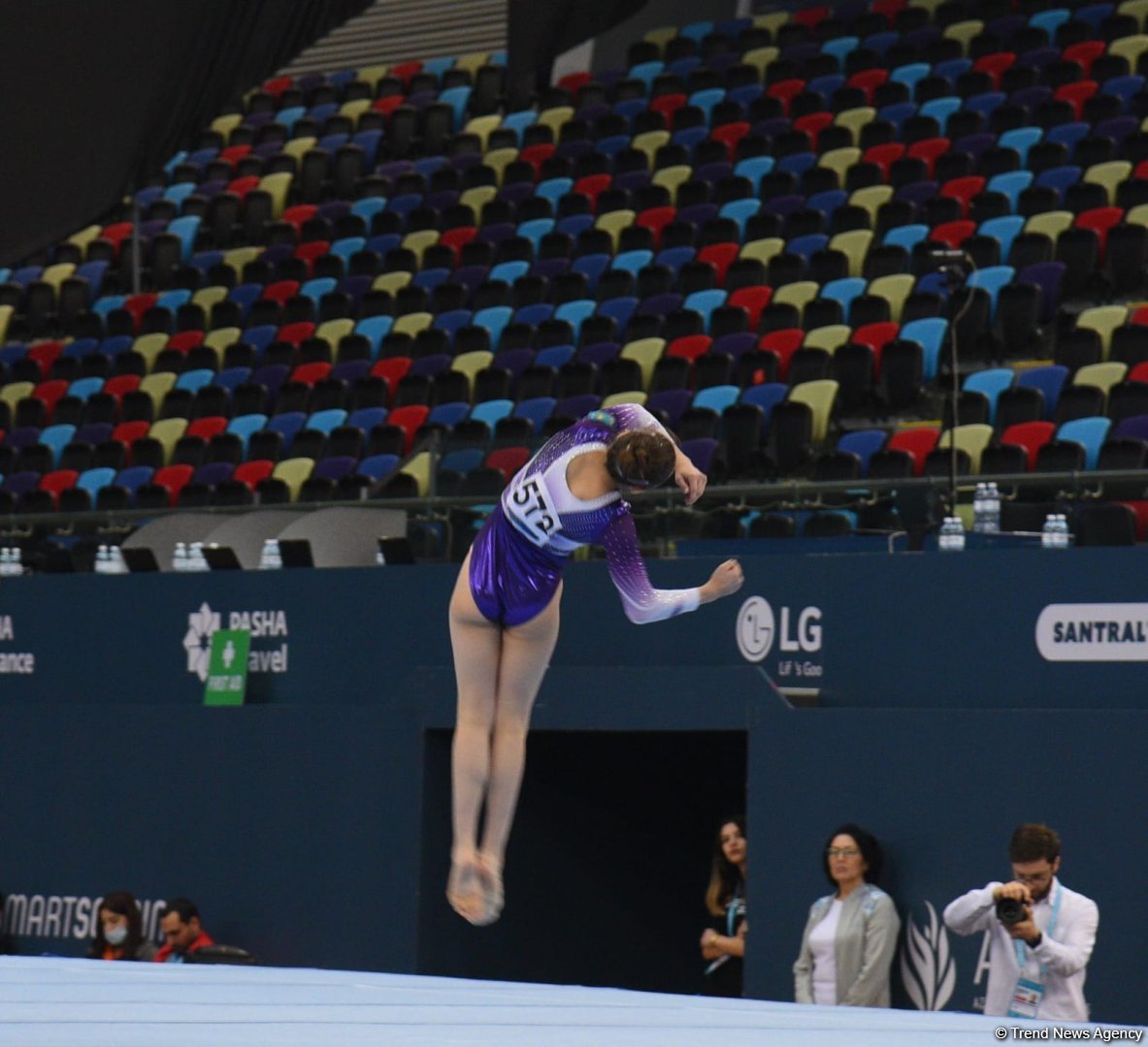 В Баку стартовал второй день соревнований Международного турнира по спортивной гимнастике "AGF Trophy" (ФОТО)