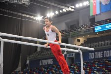 Azerbaijani gymnasts compete for medals on AGF Trophy final day in Baku (PHOTO)