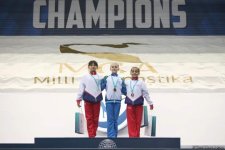 Азербайджанский гимнаст Иван Тихонов завоевал "золото": в Баку состоялась церемония награждения победителей Международного турнира "AGF Trophy" (ФОТО)