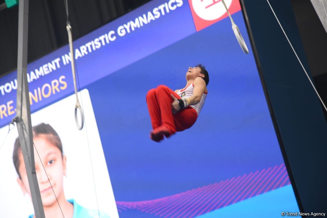 Azerbaijani gymnasts compete for medals on AGF Trophy final day in Baku (PHOTO)