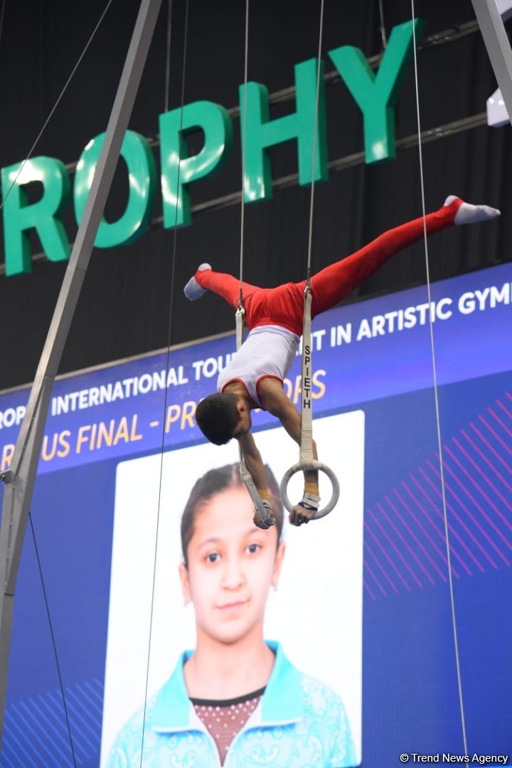 Azerbaijani gymnasts compete for medals on AGF Trophy final day in Baku (PHOTO)