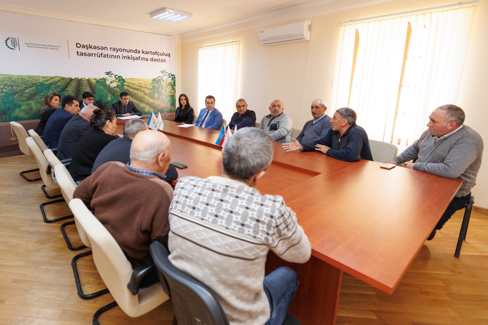 Началась реализация проекта «Поддержка развития картофельного хозяйства в Дашкесанском районе» (ФОТО)