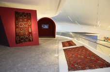 First VP Mehriban Aliyeva and Assistant to President of Uzbekistan Saida Mirziyoyeva attend opening ceremony of “Heritage in Stitches: A Journey Through Embroidery and Sewing Traditions of Uzbekistan” exhibition at Heydar Aliyev Center (PHOTO/VIDEO)