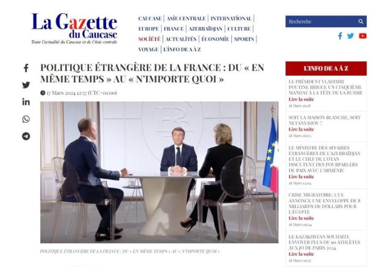 Франция вновь видит, как история пишется без нее - La Gazette du Caucase
