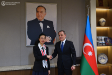Azerbaijani FM receives outgoing Chinese ambassador