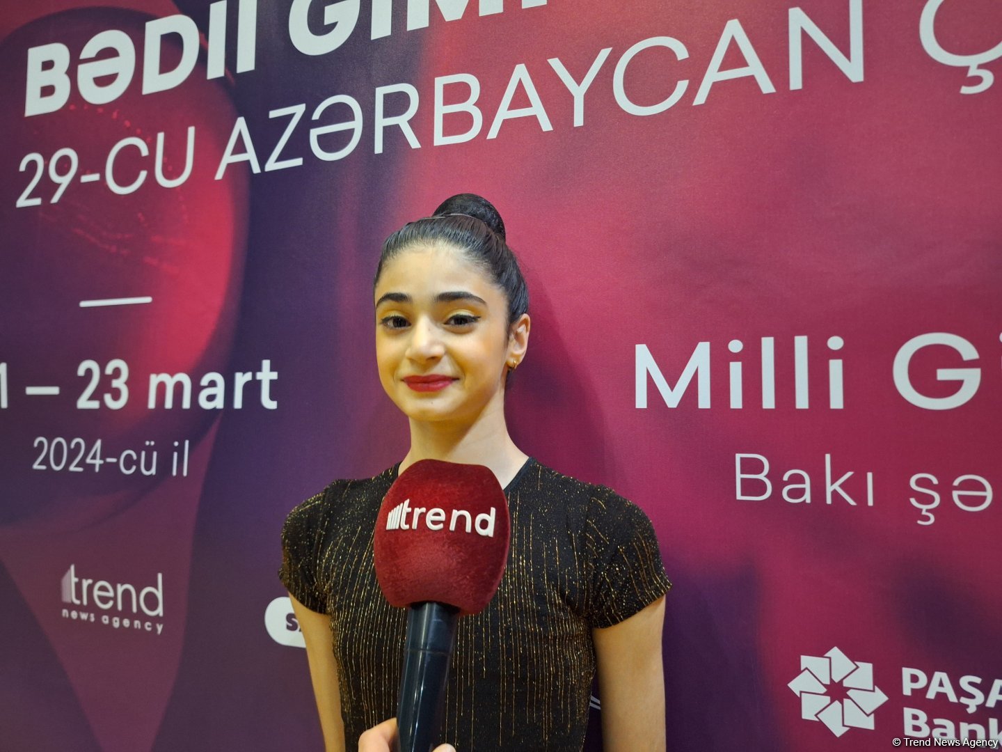 Great atmosphere prevails at Azerbaijan Rhythmic Gymnastics Championship - young athlete