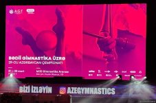 В Баку стартовал второй день соревнований 29-го чемпионата Азербайджана по художественной гимнастике (ФОТО)