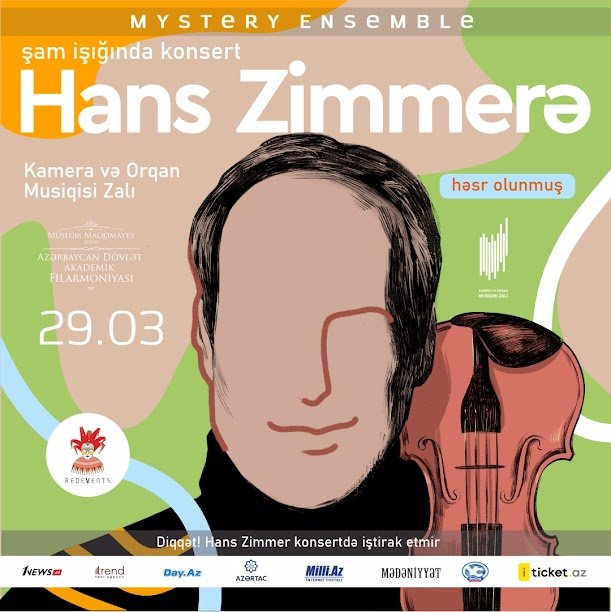 В Баку пройдет концерт Mystery Ensemble "Посвящение Хансу Циммеру" – саундтреки из фильмов Голливуда