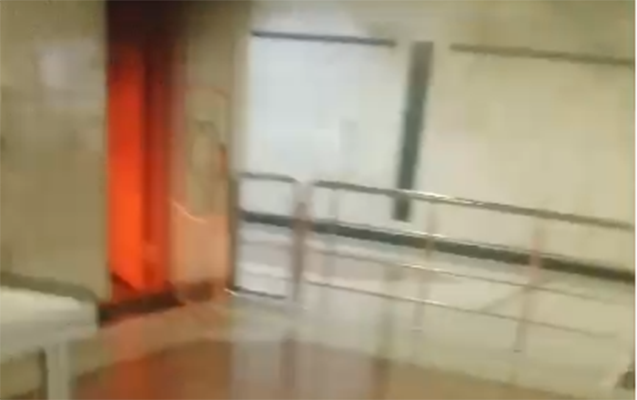 "Nəsimi" stansiyasında ehtiyatsızlıqdan yanğın oldu (VİDEO)