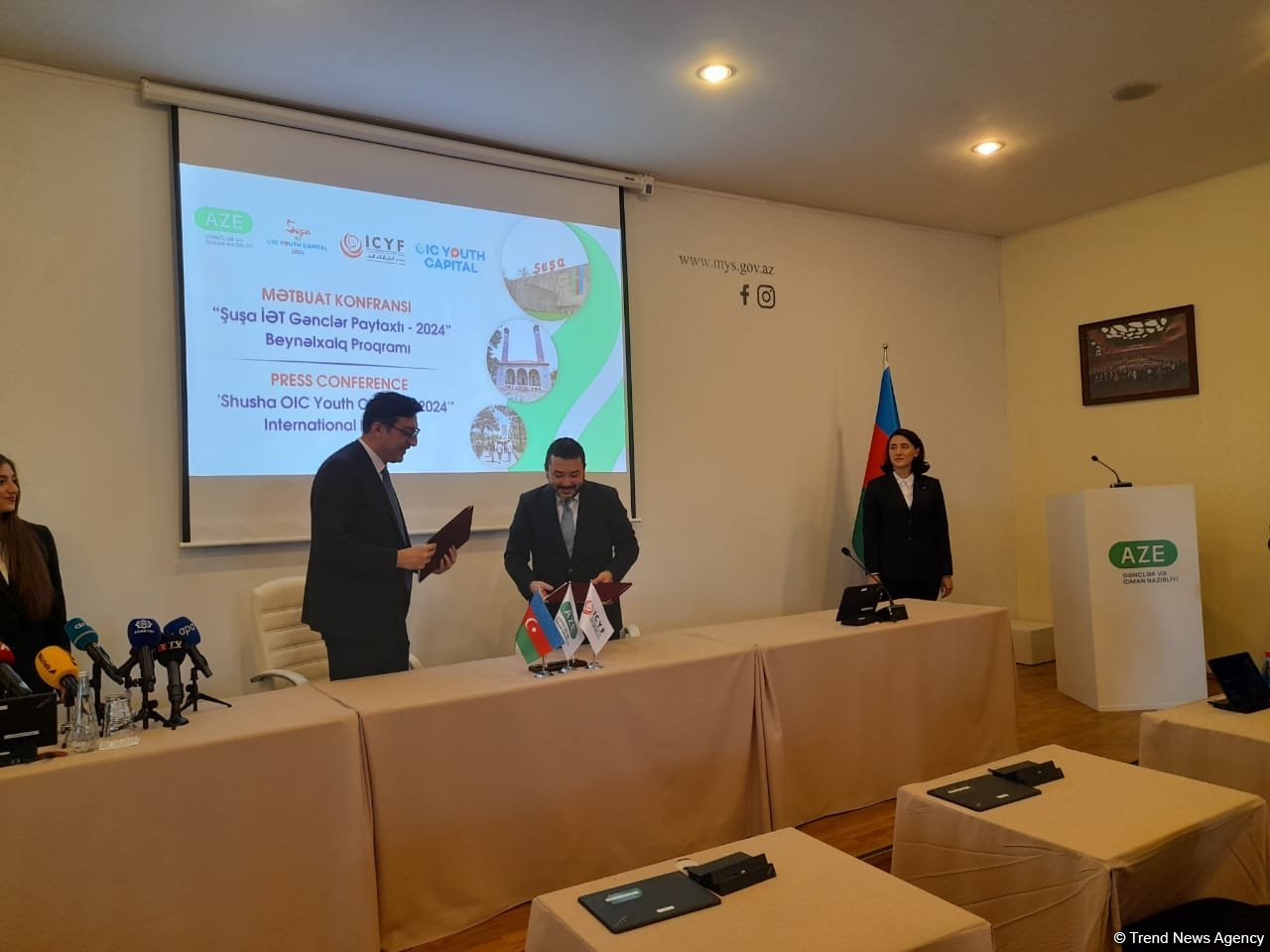 Подписан протокол между министерством молодежи и спорта Азербайджана и Молодежным форумом ОИС (ФОТО)