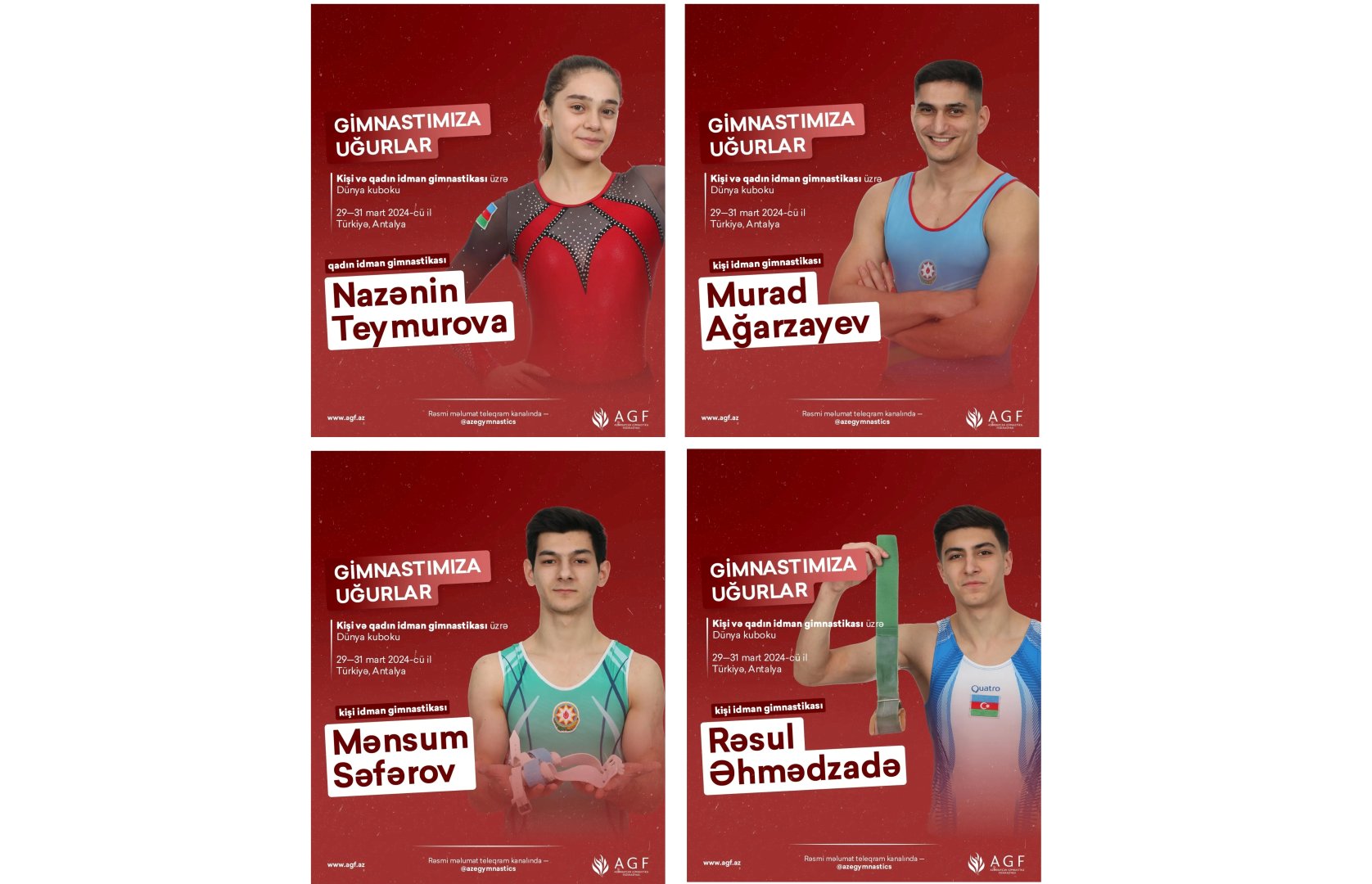 Азербайджанские гимнасты участвуют в Кубке мира серии Challenge в городе Анталья (ФОТО)