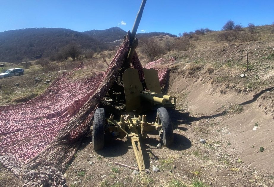 В Кяльбаджаре обнаружены артиллерийские установки и боеприпасы - МВД Азербайджана (ФОТО)