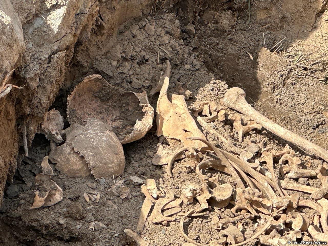 Three individuals' remains discovered in Azerbaijan's Khojaly (PHOTO)