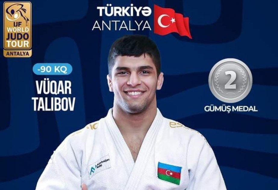 Еще один азербайджанский дзюдоист завоевал серебряную медаль на турнире "Большого шлема"