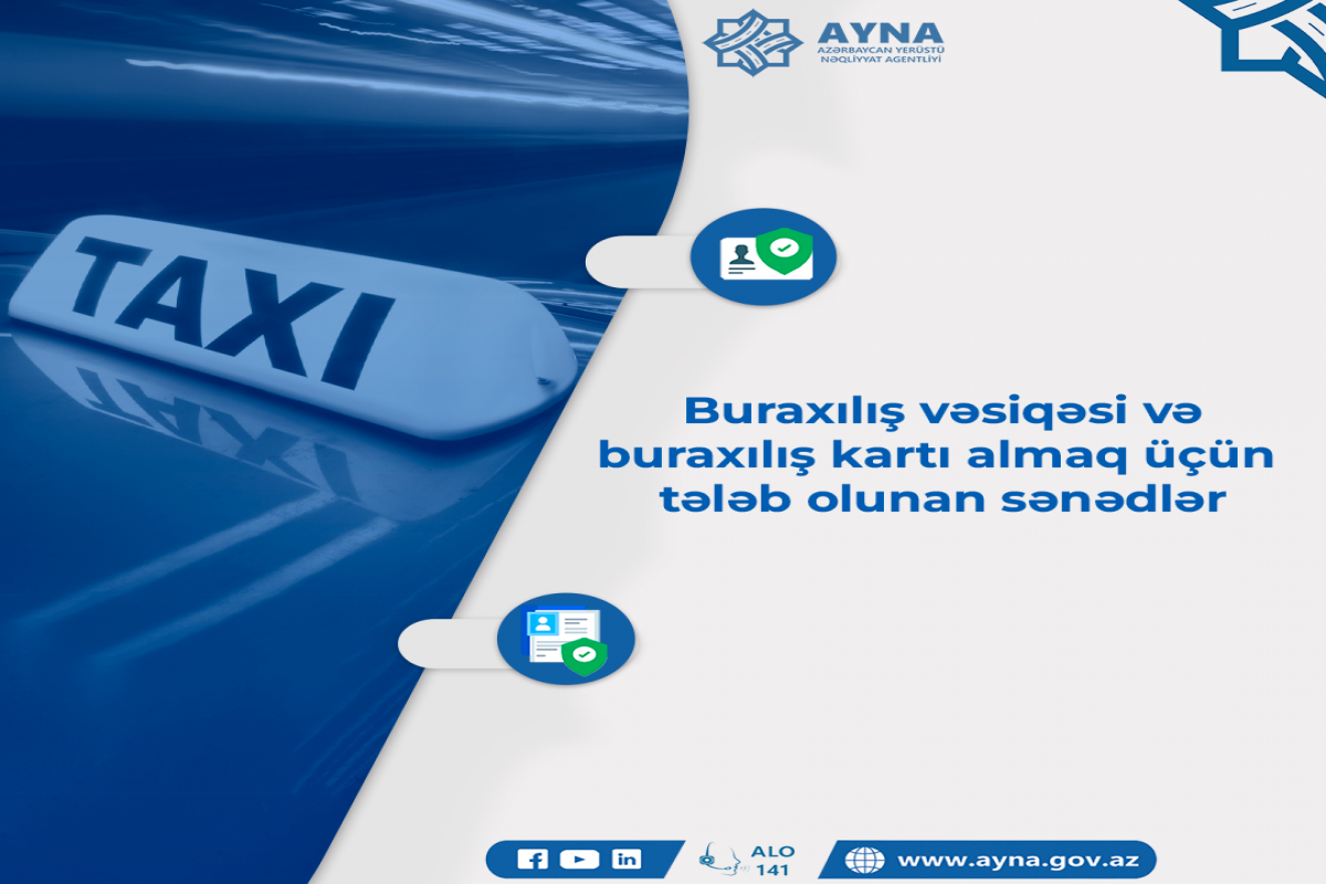 Названы документы, необходимые для работы в сфере такси в Азербайджане