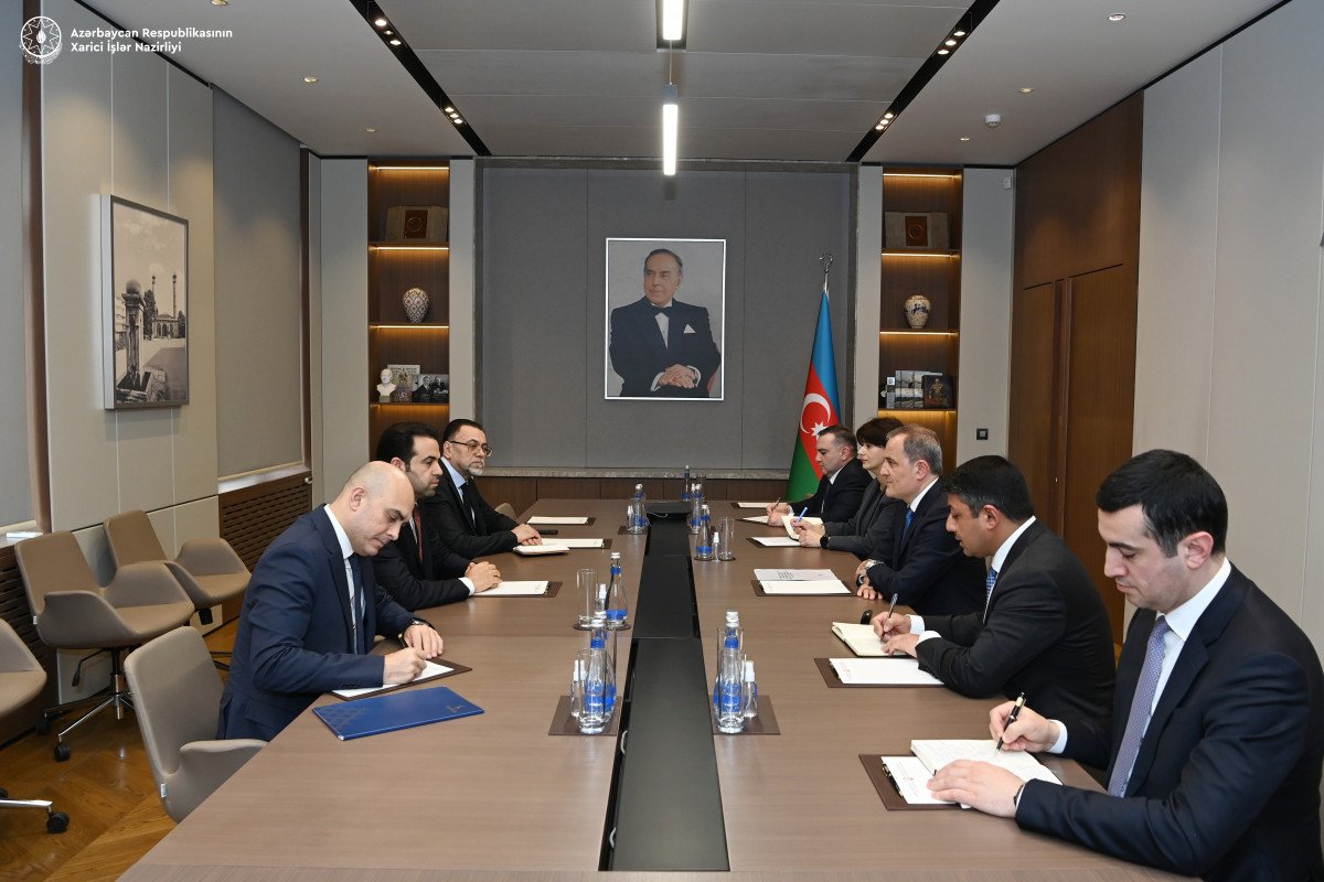 Azerbaijani FM holds talks with SecGen of Muslim Council of Elders