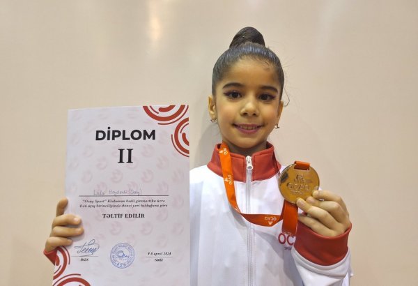 Qazanılan medal ən xoş emosiyalar gətirdi – gimnastika üzrə çempionatın qalibi