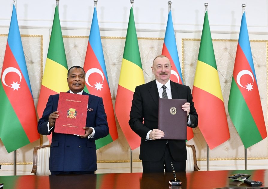 Azerbaijan, Congo sign documents (PHOTO/VIDEO)