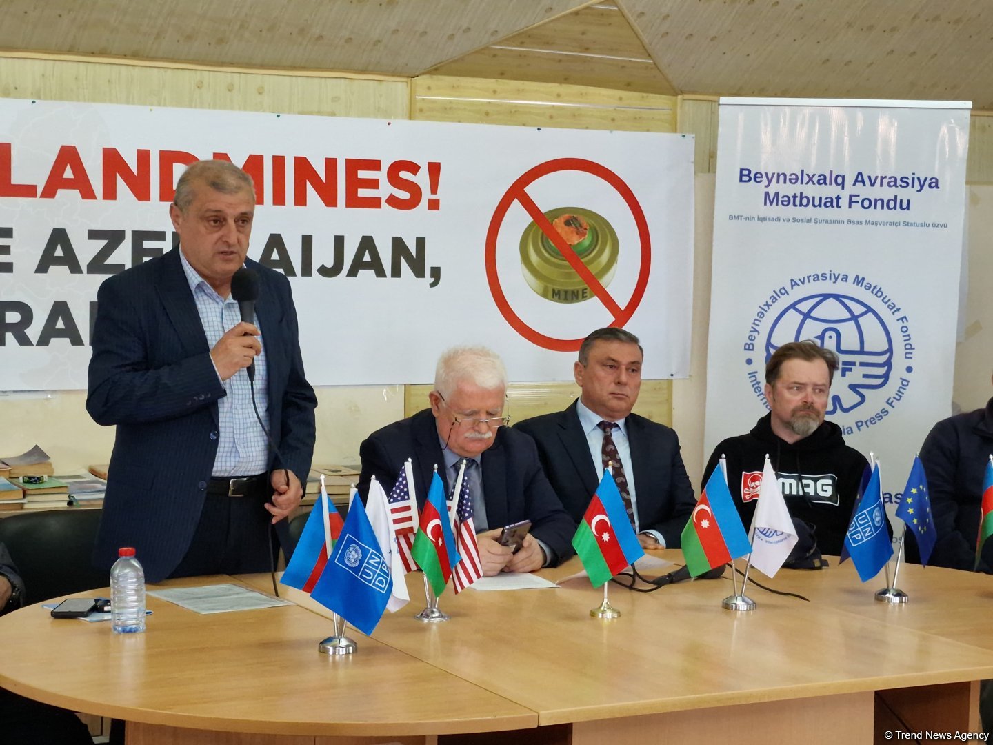 Armenian mine terror victims and Azerbaijani NGOs address world community (PHOTO)
